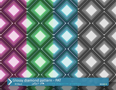 دانلود پترن الماس در چهار رنگ برای فوتوشاپ